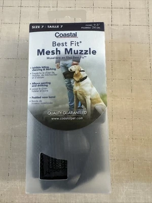 Coastal Pet Best Fit Mesh Dog Muzzle Size 7 for large breeds-BRAND NEW - Image 1 of 3