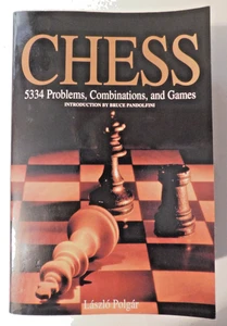 CHESS: 5,334 Problems, Combinations, and Games, by Laszlo Polgar, Paperback - Imagen 1 de 6