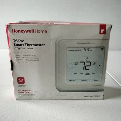 Honeywell TH6220WF2006 T6 Pro Smart WiFi Programmable Thermostat - Image 1 of 4