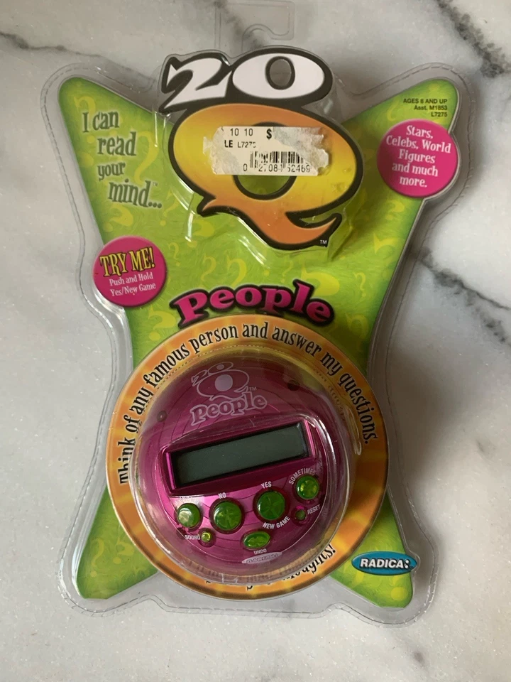 Radica 20q Questions People Edition 2007 Electronic Handheld Game