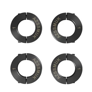 1" Bore Double Split Shaft Collar Black Oxide Set Screw Style (4 PCS) - Picture 1 of 7