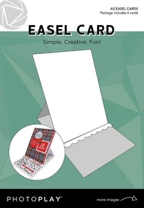 PhotoPlay - A2 Easel Cards - White - 6 Pack NEW Make 6 cards! - Picture 1 of 1