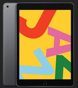 Apple iPad 7th Gen - 32GB - 10.2in - Wi-Fi Only Black Good Condition - Picture 1 of 4
