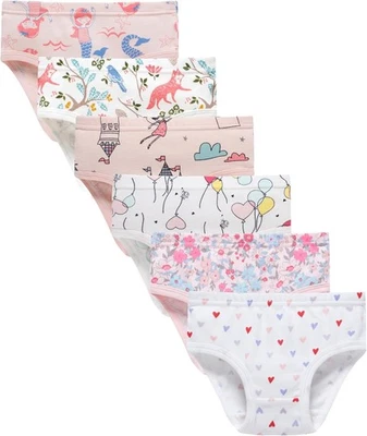 Girls Soft Panties Toddler Girls Cotton Underwear Kids Briefs - Image 1 of 4