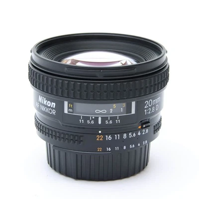 Nikon AF NIKKOR 20mm F/2.8D (Nikon F mount) -Near Mint- #79 - Image 1 of 4