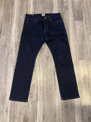Pantalones de mezclilla azules elásticos con ribete recto J Crew para hombre 770 talla 32 x 30 sin usar Foto 1 de 4