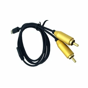USB C to 2RCA Audios Cord Male to Male Y RCAs Splitter for Smartphones Tablets - Picture 1 of 8