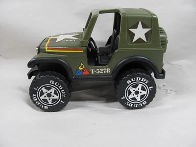 Винтажная армейская военная игрушка Buddy-L джип T-5278 прессованная сталь с пластиком No135 - Изображение 1 из 4