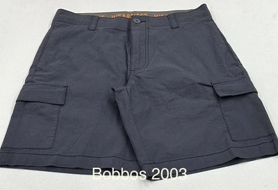 Pantalones Cortos Carga Wearfirst Para Hombre Calce Clásico Tela Elástica, Azul, 30 Foto 1 de 4