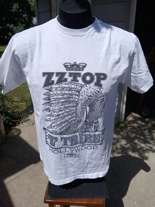 Camisa de Colección ZZ Top Z Tribe Hollywood Etiqueta Gigante Grande - Imagen 1 de 11