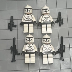 Lego Clone Trooper Wars Star Wars Minifigure Sw0233 Lot Of 4 A7 50 - Picture 1 of 3