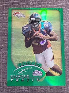 2002 Topps Chrome Refractor Clinton Portis #181 RC Denver Broncos Rookie - Bild 1 von 6
