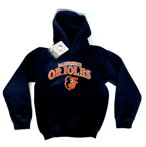Baltimore Orioles Boys Hoody Sweatshirt - Black Cover