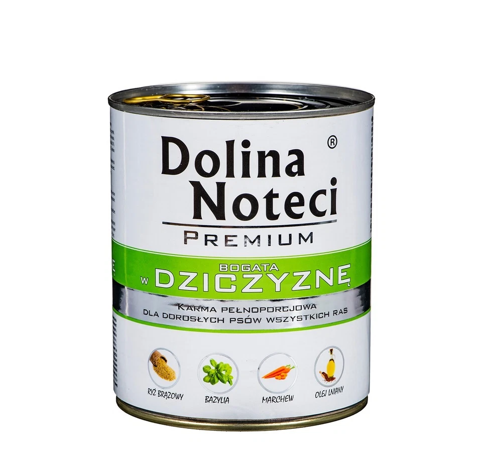 5902921300038 Dolina Noteci 5902921300038 Hunde-Dosenfutter venison 800 g DOLINA - Bild 1 von 1