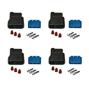 4x 3 Pin Ignition Coil Pack Connector Plug for Honda Accord 03-07, Civic 01-06 - Picture 1 of 8