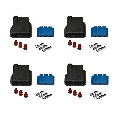 4x 3 Pin Ignition Coil Pack Connector Plug for Honda Accord 03-07, Civic 01-06 - Image 1 of 4