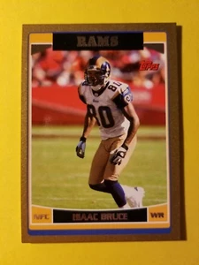 ISAAC BRUCE * 1394/2006 * GOLD BORDER VARIATION #233 ST LOUIS RAMS 2006 TOPPS - Bild 1 von 3