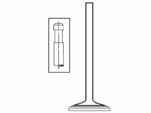 For 1971-1983 Dodge Colt Exhaust Valve 29839HK 1972 1973 1974 1975 1976 1977 - Picture 1 of 2