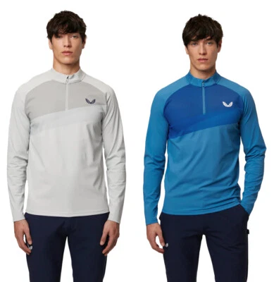Castore Golf Vita 1/4 Zip Mid Layer - Tour Logo - UVP80€ - ALLE GRÖßEN