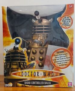 Dr Who Remote Control Dalek 12” Bronze Lights/Sounds