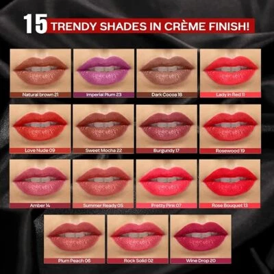 FACES CANADA Weightless Creme Finish Lipstick 4g Long Lasting Hydrated Lips - Image 1 of 4