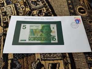 Banknotes of All Nations - Netherlands 5 Gulden 1973 - Picture 1 of 3