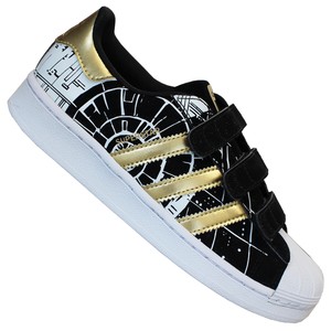adidas superstar star wars uomo marrone