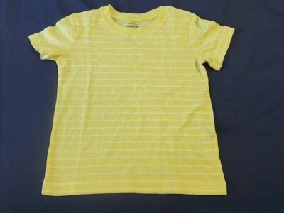 Nueva con etiquetas Camiseta básica manga corta frijoles saltadores 3T, 5T rayas amarillas para niños pequeños Foto 1 de 2