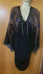 CHARLIZE Kleid Sommerkleid Minikleid Strasssteine Gr. XL - Bild 1 von 4