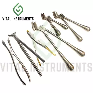 Juego de eliminación de yeso y fundición - 6 herramientas instrumentos quirúrgicos ortopédicos acero inoxidableCE - Imagen 1 de 1