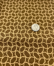 Quilt Craft Fabric Cotton Gold Brown Stone Geometric Pattern House N Home Fabric