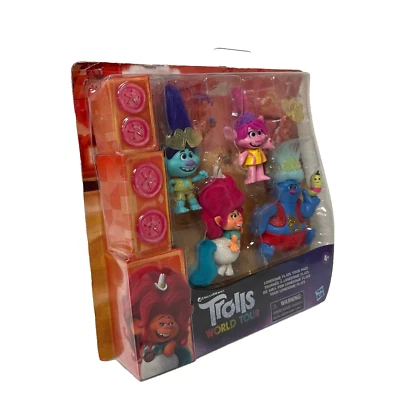 Dreamworks Trolls World Tour Lonesome Flats Tour Pack New Unopened Damaged Box - Image 1 of 4