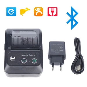 Tragbar Thermodrucker USB POS Kassenbon Bondrucker Belegdrucker Drucker 48mm - Bild 1 von 12
