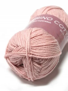 MERINO COTTON 6995 Hjertegarn Merinowolle Baumwolle Wolle Strickwolle Babywolle - Bild 1 von 3