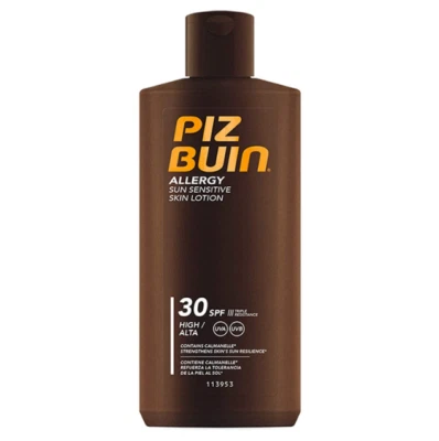 Piz Buin Allergy Sun Sensitive Skin Lotion LSF 30 Sonnencreme Allergiker 200 ml