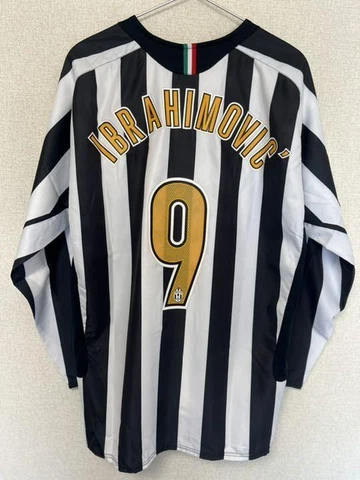 Zlatan Ibrahimovic Juventus Nike Soccer Jersey Long Sleeve Shirt 05/06 Size XL Cover