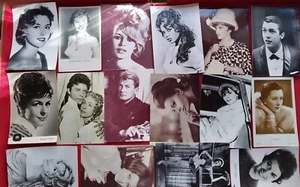Lot 16 VTG Postcards Photos Post Cards FAMOUS ACTORS FILM STARS Italy France etc - Picture 1 of 7