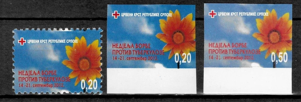 Bosnia Serbia 2013 ☀ Cruz Roja Girasol ☀ MNH (**) Foto 1 de 1