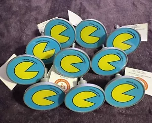 Pac-Man Arcade Video Game 2 PC Drawer Pulls Cabinet Knobs Blue Gamer Media Room - Picture 1 of 3