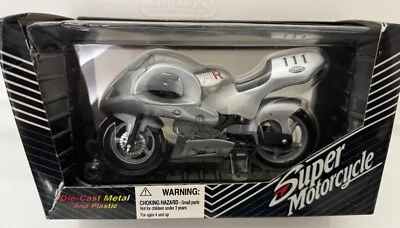 Tiendas de juguetes Kay Bee súper motocicleta plateada ¡SOLO UNA EN EBAY! Foto 1 de 4