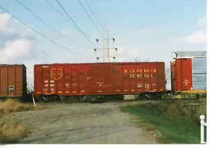 1F690 RP 1995 WISCONSIN CENTRAL RAILROAD CARGO BOXCAR 47627 MORAINE OHIO - Bild 1 von 1