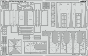 Eduard Accessories 481130 - 1:48 SM.79 undercarriage 1/48 EDUARD - Neu - Bild 1 von 1