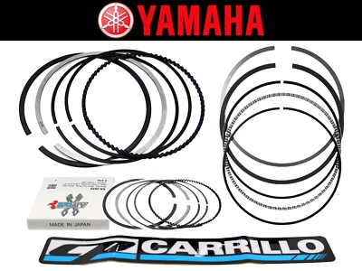 Juego de anillos de pistón de repuesto CP Carrillo 97 mm Yamaha YFZ450 YFZ 450R Foto 1 de 4
