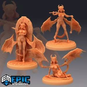 Epic Miniatures Fantasy 28mm- SUCCUBUS Dungeons and Dragons DnD Miniature - Picture 1 of 5