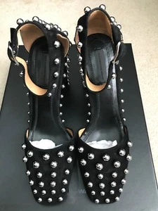New 100% Authentic NWT Alexander Wang Elise Black Women's Shoes Size 37 M HEEL - Picture 1 of 10