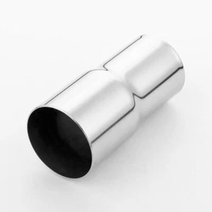 2.25" OD to 2.5" OD Stainless Steel Exhaust Pipe Adapter Tip Pipe Connector - Picture 1 of 6