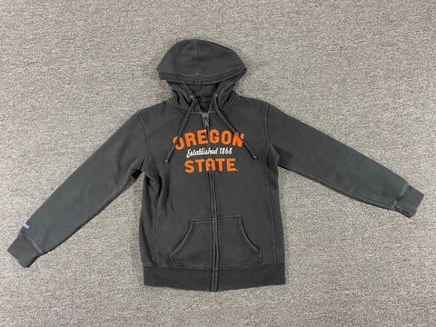 Oregon State Sweater Women Extra Large Black Sweatshirt Hoodie Full Zip Jansport Cover