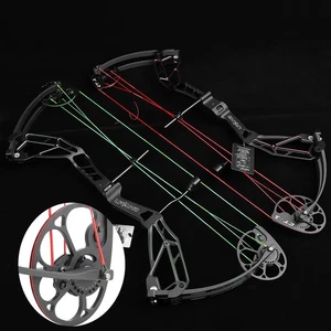 Archery Compound Bow 30-70lbs Adjustable FIshing Hunting 320FPS Shooting Target - Picture 1 of 24