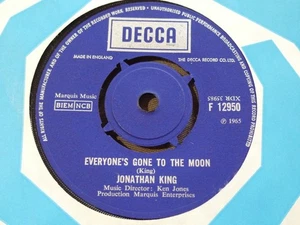 JONATHAN KING-EVERYONE'S GONE TO THE MOON-DECCA - Imagen 1 de 2