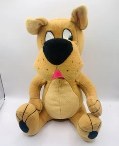 Juguete suave de felpa sentado Scooby Doo cuello rojo Scrappy Doo raro - Imagen 1 de 8
